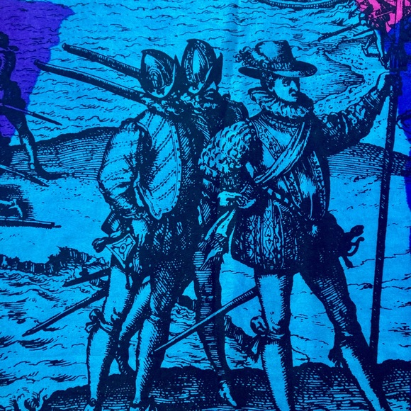 CONQUISTADOR vintage silk scarf from The Vera Studio - Picture 5 of 10